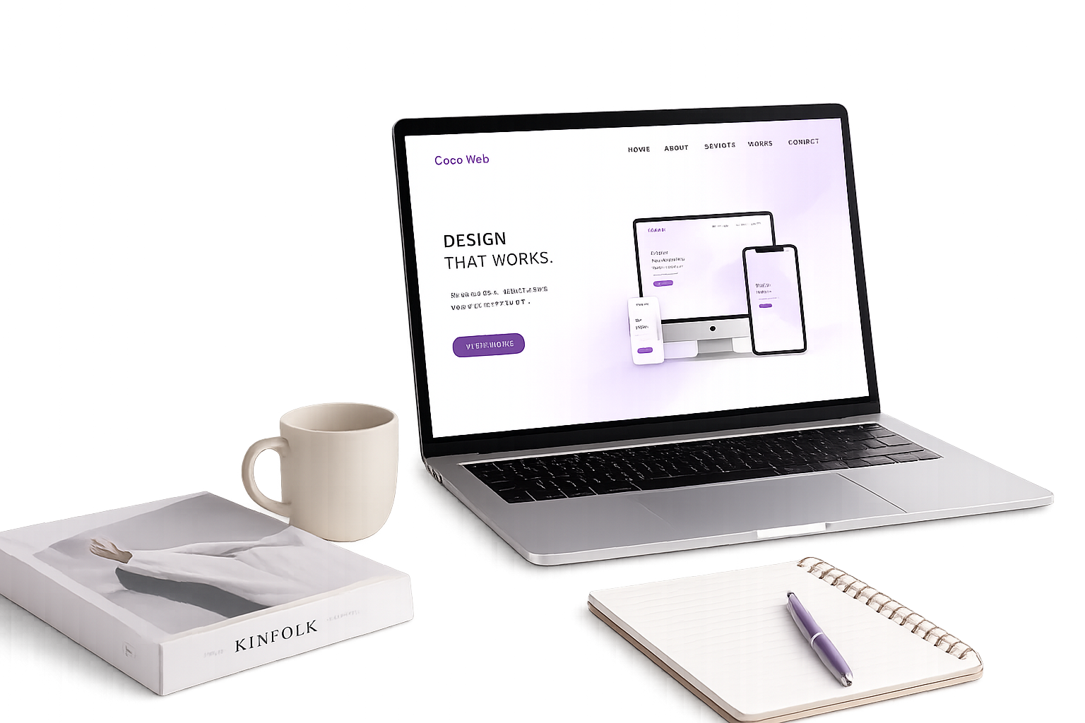 CocoWebの制作イメージ